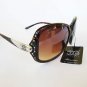 Tortoise Women's Sunglasses With Rhinestones
