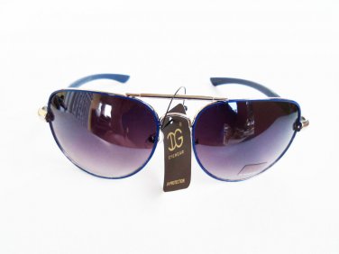 Women's Aviator Sunglasses with Smoke Black Lens with Pink, Black, Silver Frames