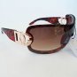 Brown Sheild Sunglasses For Women