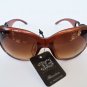 Brown Sunglasses With Rhrinestones For Women