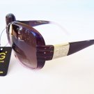 Designers Women's Oval Sunglasses and Shade With Plastic and Metal Frames