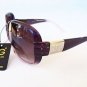 Designers Women's Oval Sunglasses and Shade With Plastic and Metal Frames