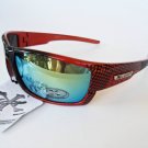 Mens Sporty Sunglasses With Mirror, Black or Brown Lens