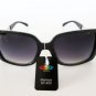 Designer's High Fashion Black Sunglasses With Black Lens & Plastic Metal Frames