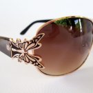High Fashion Women's Sunglasses With Butterfly Style and Oval Shaped Lens