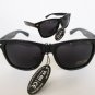 Two Pair of Warefarer Unisex Men or Women Sunglasses With Black Lens and Frames