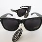 Two Pair of Warefarer Unisex Men or Women Sunglasses With Black Lens and Frames