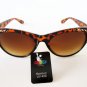 Cat Eye High Fashion Black and Brown Sunglasses With Rhinestones For Women