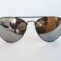 Lightweight Aviator With Black Frame and Mirror Lens Men's Sunglasses, Glasses