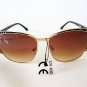Popuplar Style New Cat Eye Brown Sunglasses With Rhinestones For Fashion Women