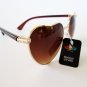 Cheap But Good Style High Fashion Brown Sunglasses With Rhinestones For Ladies