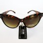 Good and Cheap Cat Eye Women Sunglasses With Light Lens and Tortoise Frames