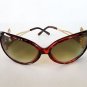 Good Design Metal Frames Tortoise Sunglasses With Rhinestones For Stylish Women