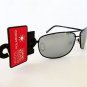 Oudoor Mens Brown Sporty Polarized Sunglasses or Shades For Beach or Summer Use