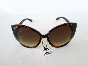 Cheap But Good High Fashion Tortoise Oval Women's Sunglasses With Big Lens