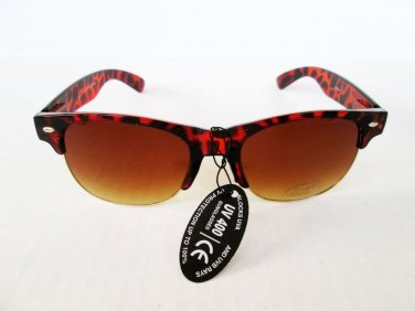 Women's Tortoise Aviator Oval Women's Sunglasses With Brown Frames and Lens