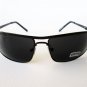 Brand New Men's Aviator Black Sunglasses and Shades With Metal Frames