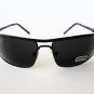 Brand New Men's Aviator Black Sunglasses and Shades With Metal Frames