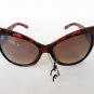 Women's Cat Eye or Butterfly Sunglasses With Brown Lens and Tortoise Frames #