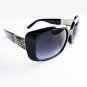 High Fashion Square Shaped Women's Black Sunglasses With Plastic & Metal Frames