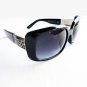High Fashion Square Shaped Women's Black Sunglasses With Plastic & Metal Frames