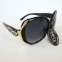 High Fashion Brand New Designer Style Women's Sunglasses With Black Lens.