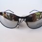 Brand New Low Cost Good Men's Sunglasses With Mirror Lens and Black Metal Frame