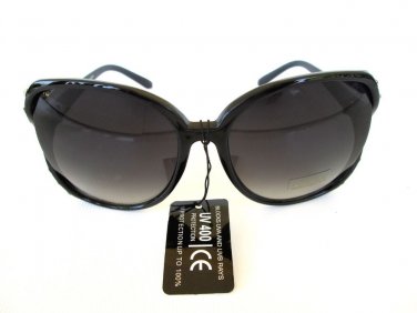 Nice Big Lens Brand New Women's Sunglasses With Black & Brown Lens & Rhinestones