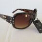 New Style Tortoise Brown With Rhinestones Women's Sunglasses & Shades #IG097D