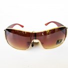 Good New Brown Shield Men's Sunglasses and Shades With Brown Frames