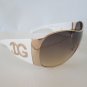Brand New Popular Design Women Shield Sunglasses with Black, Brown, White Frames