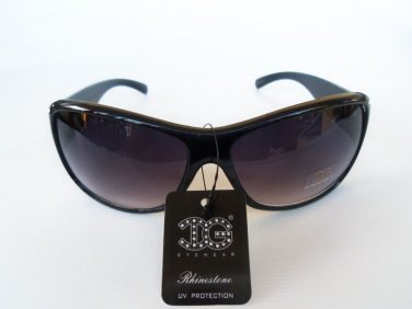 Womens Good Style New Design Tortoise Brown & Black Sunglasses With Rhinestones