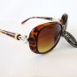 Designer Inspired Women's Choice Tortoise Brown and Black Women's Sunglasses