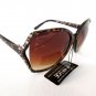 Nice Brand New Oval Women's Sunglasses With Black or Brown Lens and Rhinestones