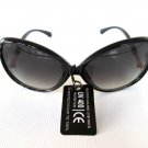 Good Brand New Oval Women's Sunglasses with Black Brown Lens & Rhinestones