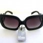 Popular Brand New High Fashion Womens Black Sunglasses with Baroque Swirl Frames