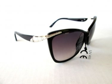 Brand New Cat Eye or Oval Shaped Women Sunglasses & Shades with Light Black Lens