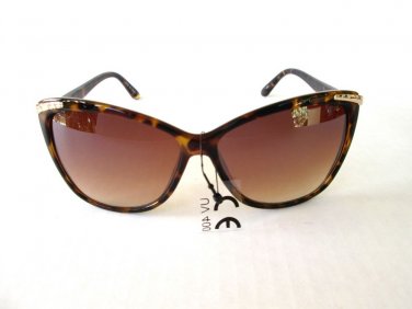 Good New Cat Eye Oval Brown Lens Women Sunglasses Shades Plastic & Metal Frames