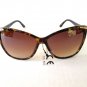 Good New Cat Eye Oval Brown Lens Women Sunglasses Shades Plastic & Metal Frames