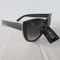 Popular Brand New Style High Fashion Black Sunglasses With Black Lens For Women