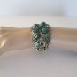 Brand New Style High Fashion Green Bangle Bracelet With Blue Rhinestones