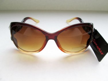 Latest Style Brand New Cat Eye Women's Sunglasses & Shades With Brown Lens