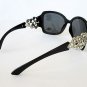Attractive Brand New Style Womens Sunglasses With Black Smoke Lens & Rhinestones