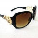 New Style Brand New High Fashion Women's Brown Sunglasses, Shades & Rhinestones