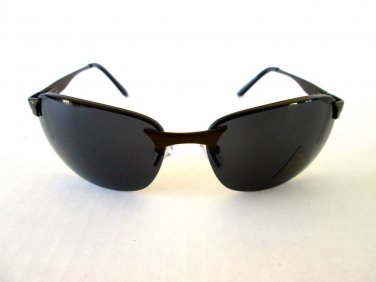 Popular Style Brand New Sturdy Men's Black Aviator Sunglasses with Metal Frames.