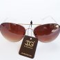 Top seller brand new women's aviator sunglasses with smoke black & brown lens