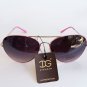 Popular style women's aviator sunglasses with black, white, blue and pink frames
