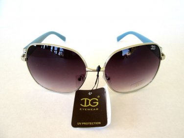 Popular Style Round or Oval Women's Sunglasses With Smoke Black Lens # IG9485M