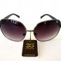 Popular Style Brand New Round or Oval Women's Smoke Black Sunglasses & Shades