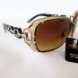 Brown and Purple Women's Sunglasses With Rhinestones.